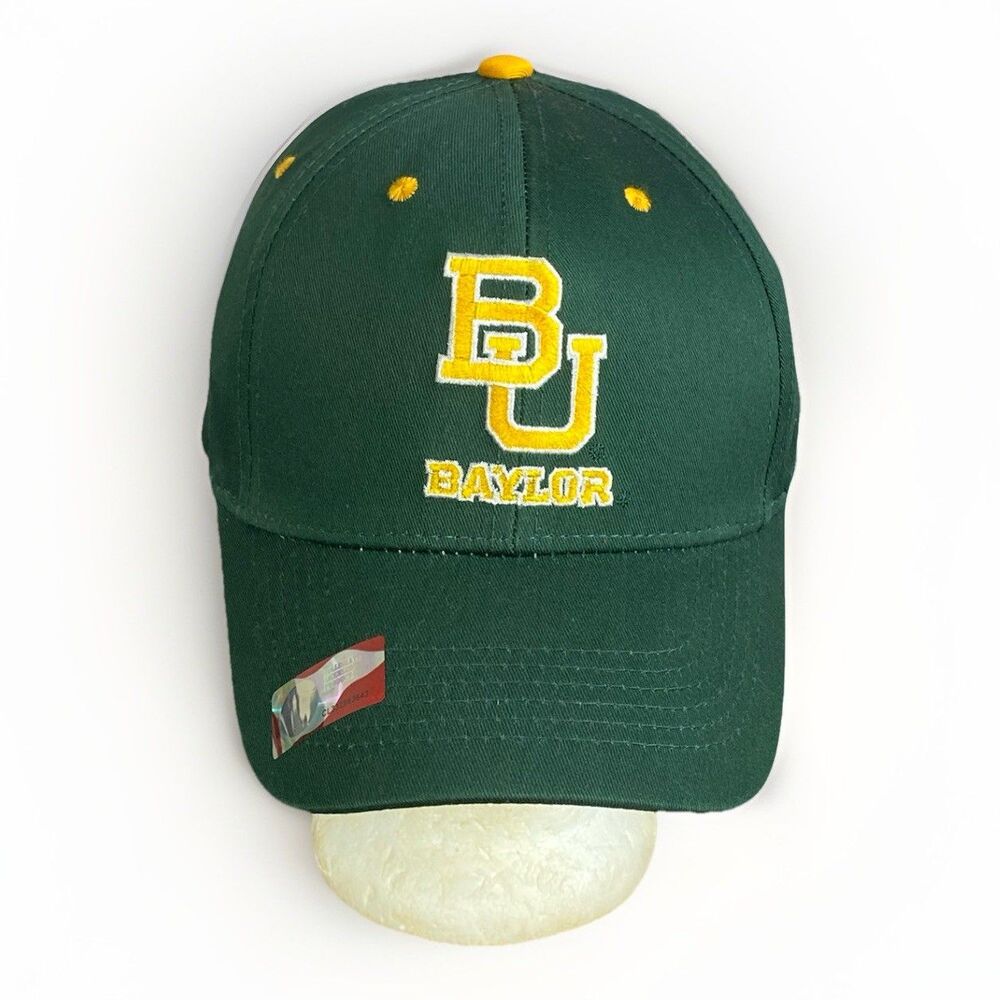 NWT Collegiate Headwear BAYLOR College Team Licensed Product Adjustable OSFA Hat